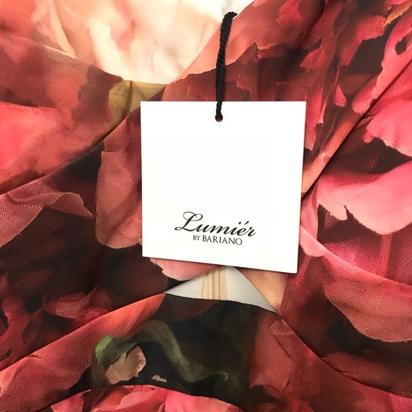 NWT Lumiere by Bariano Floral Off the Shoulder - Picture 6 of 10